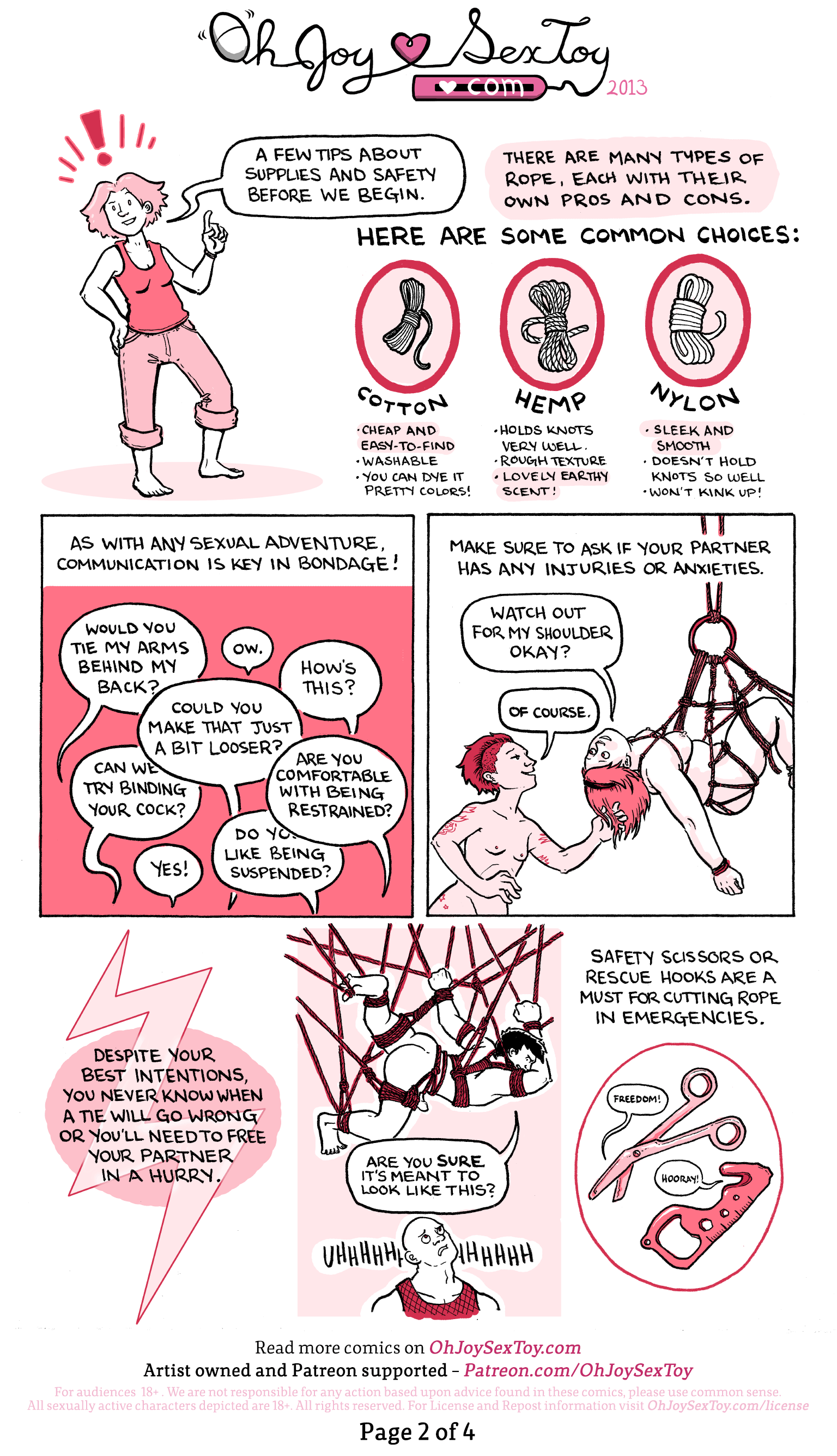 Rope Bondage by Lucy Bellwood