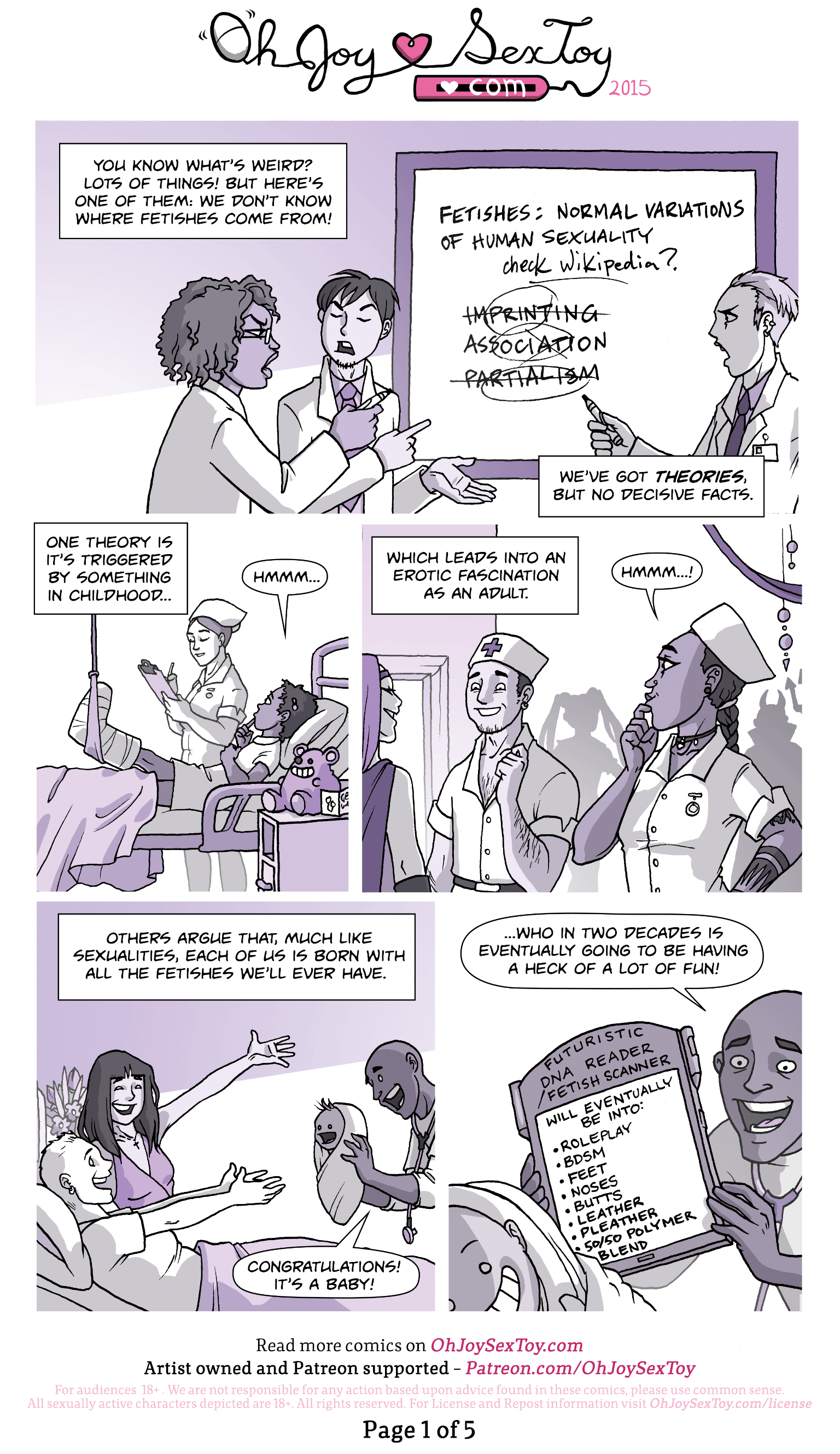 Three Greatest SFW Fetishes By Trudy Cooper & Ryan North