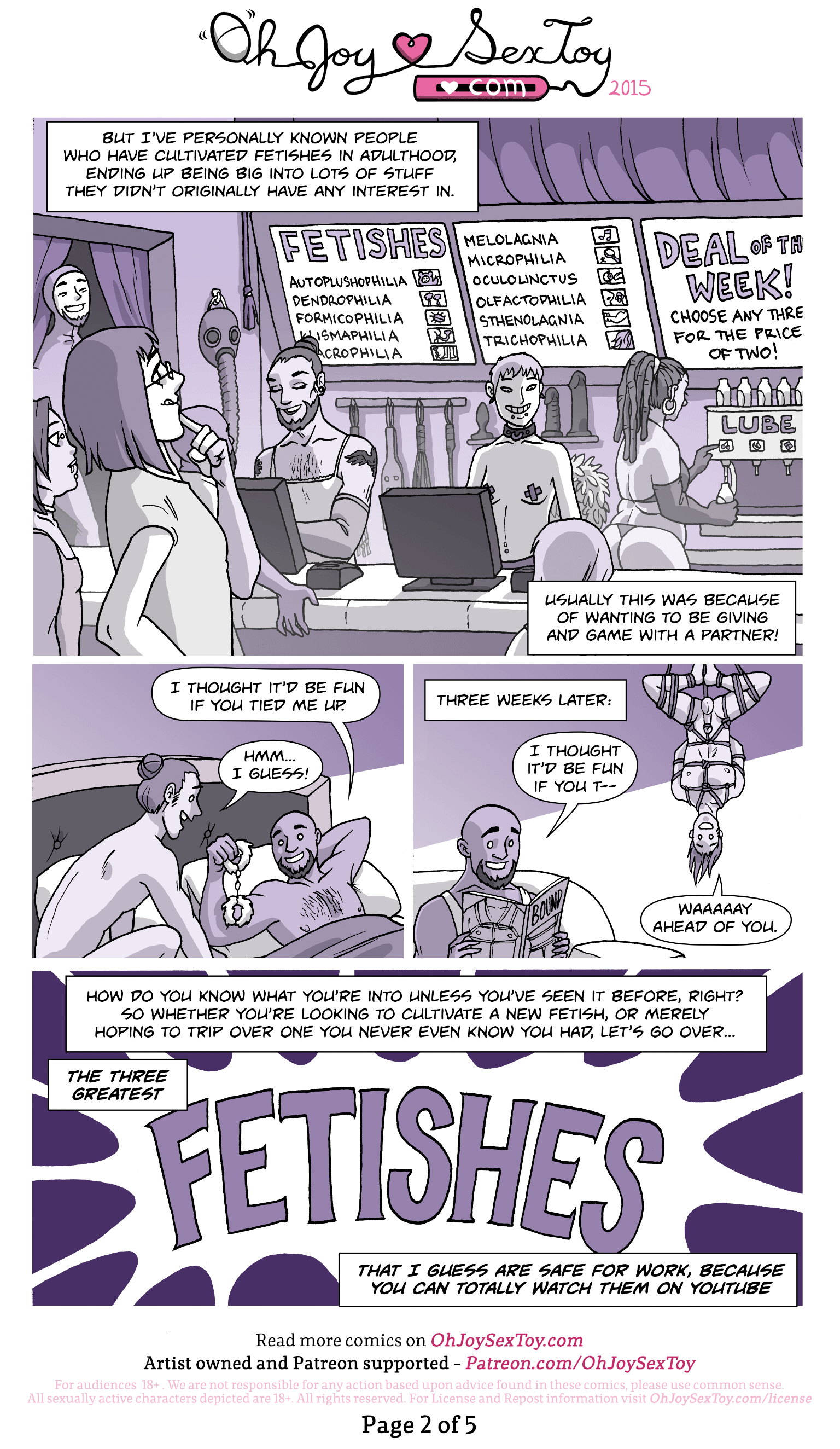 Three Greatest SFW Fetishes By Trudy Cooper & Ryan North