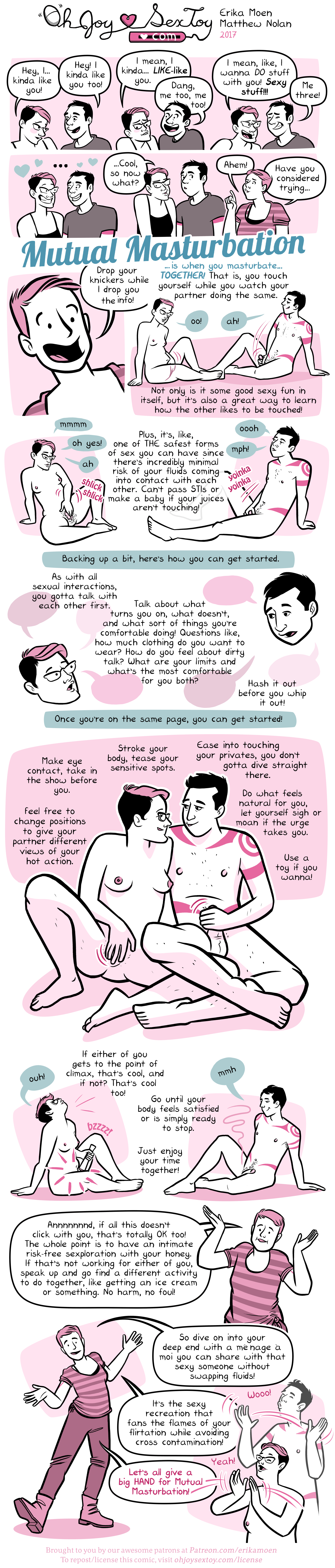 Group masturbation porn comics