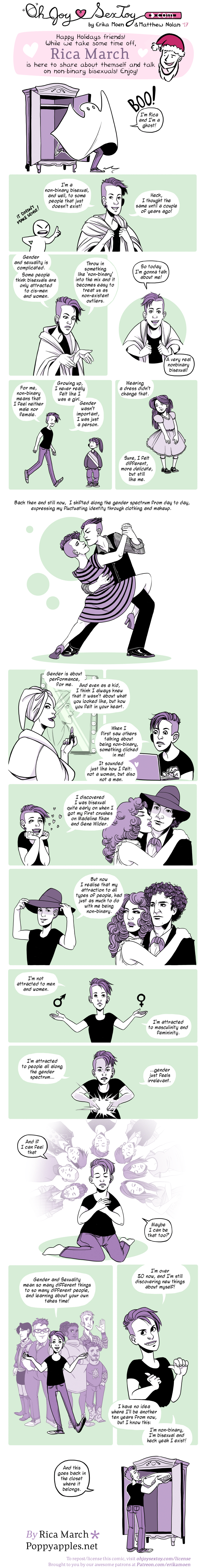 Non-Binary And Bisexual by Rica March