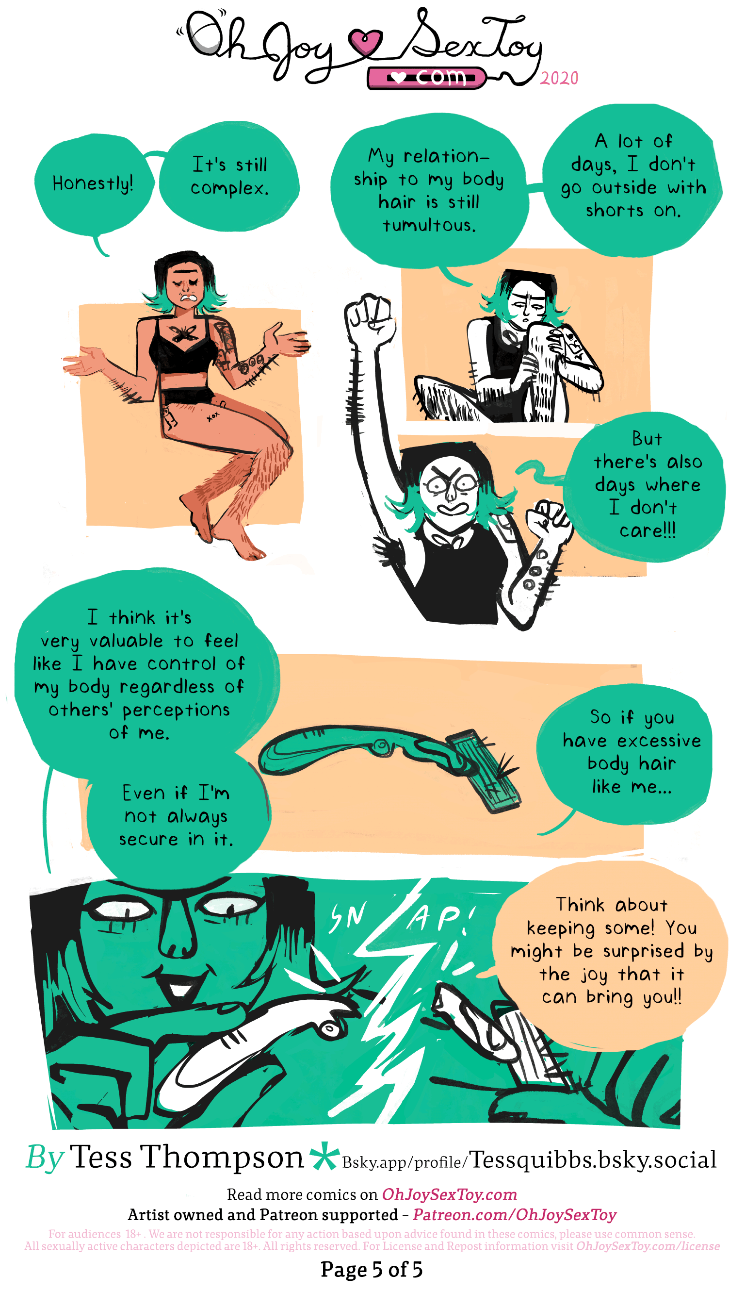 Body Hair Blues by Tess Thompson