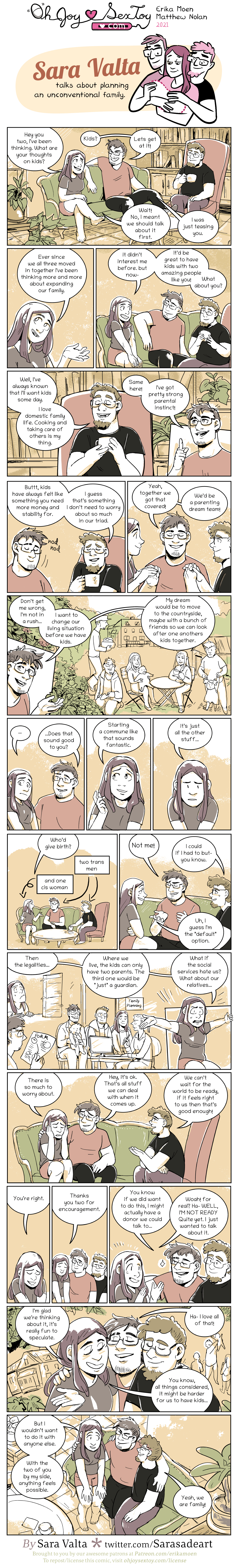 Having Kids In Our Poly Triad by Sara Valta