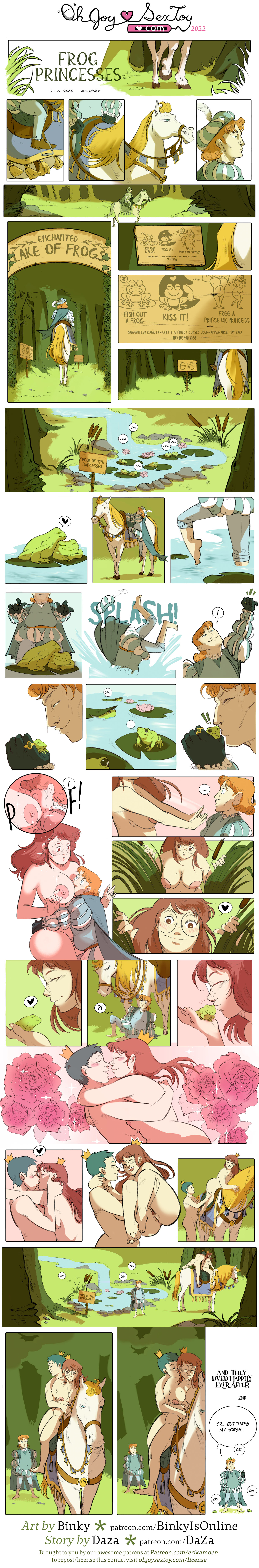 Frog Princesses by Binky and DaZa