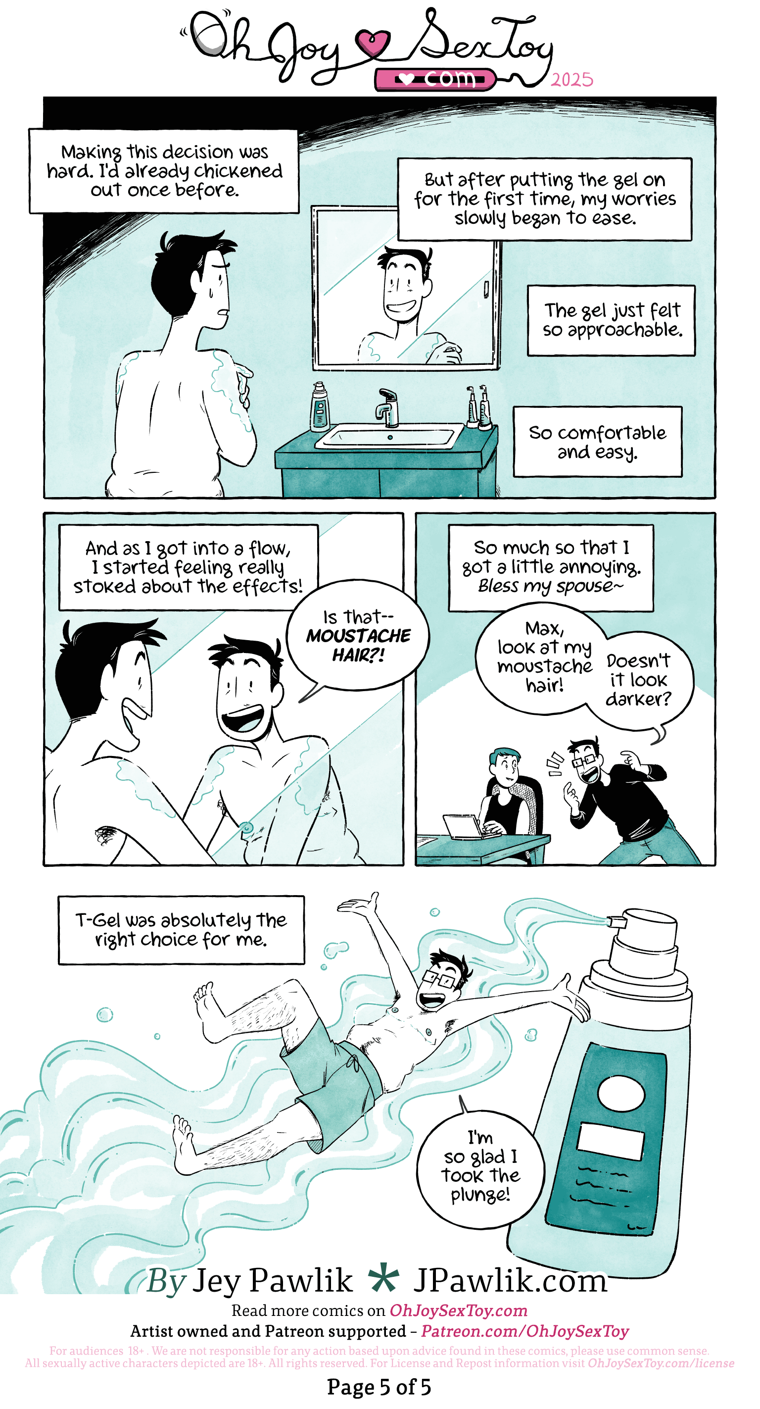 To A T-Gel by Jey Pawlik