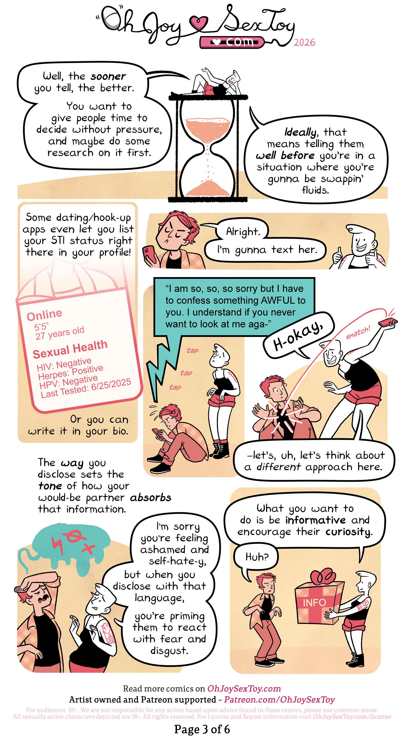 How to Disclose your STI by Erika Moen