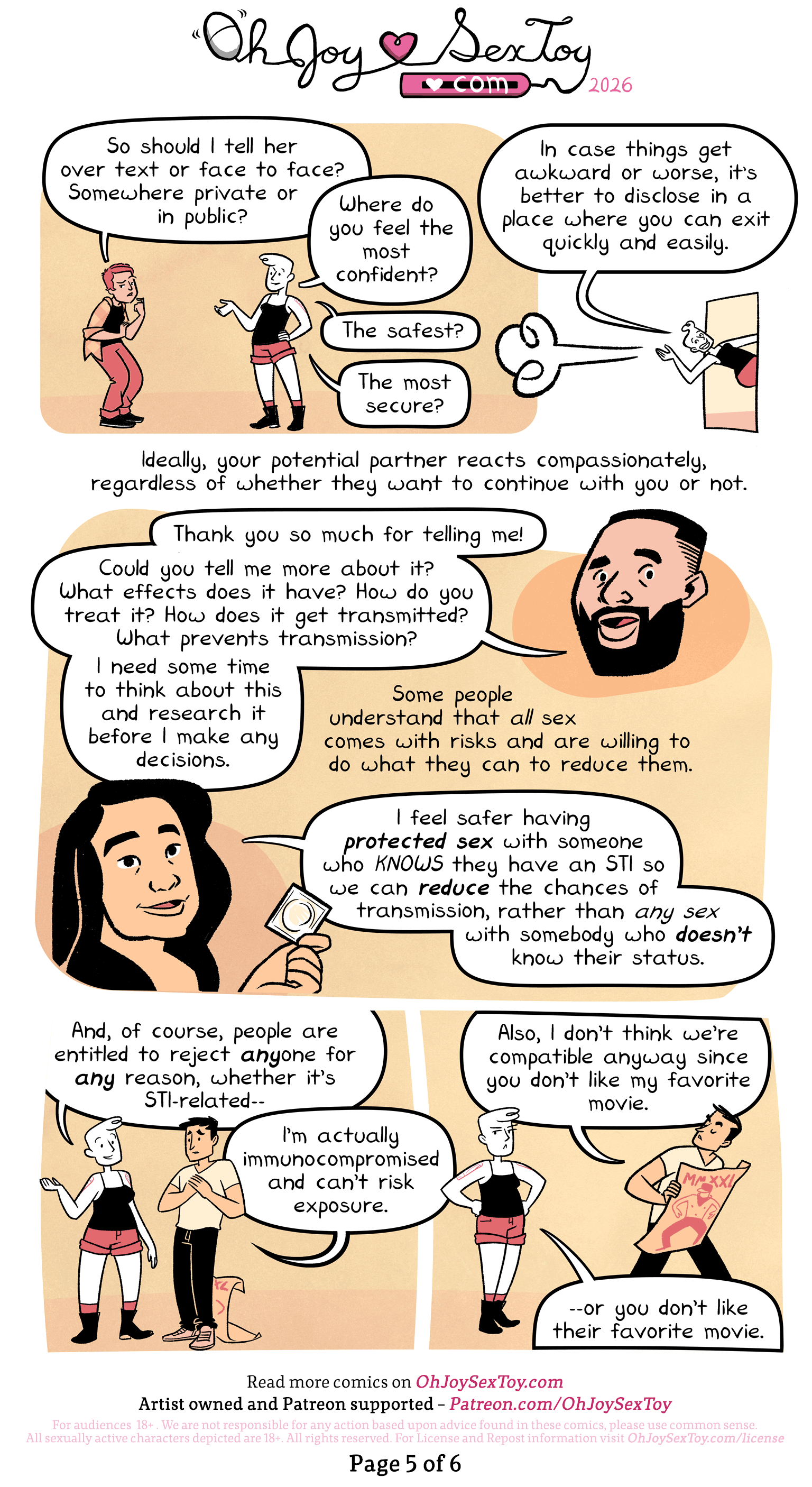 How to Disclose your STI by Erika Moen