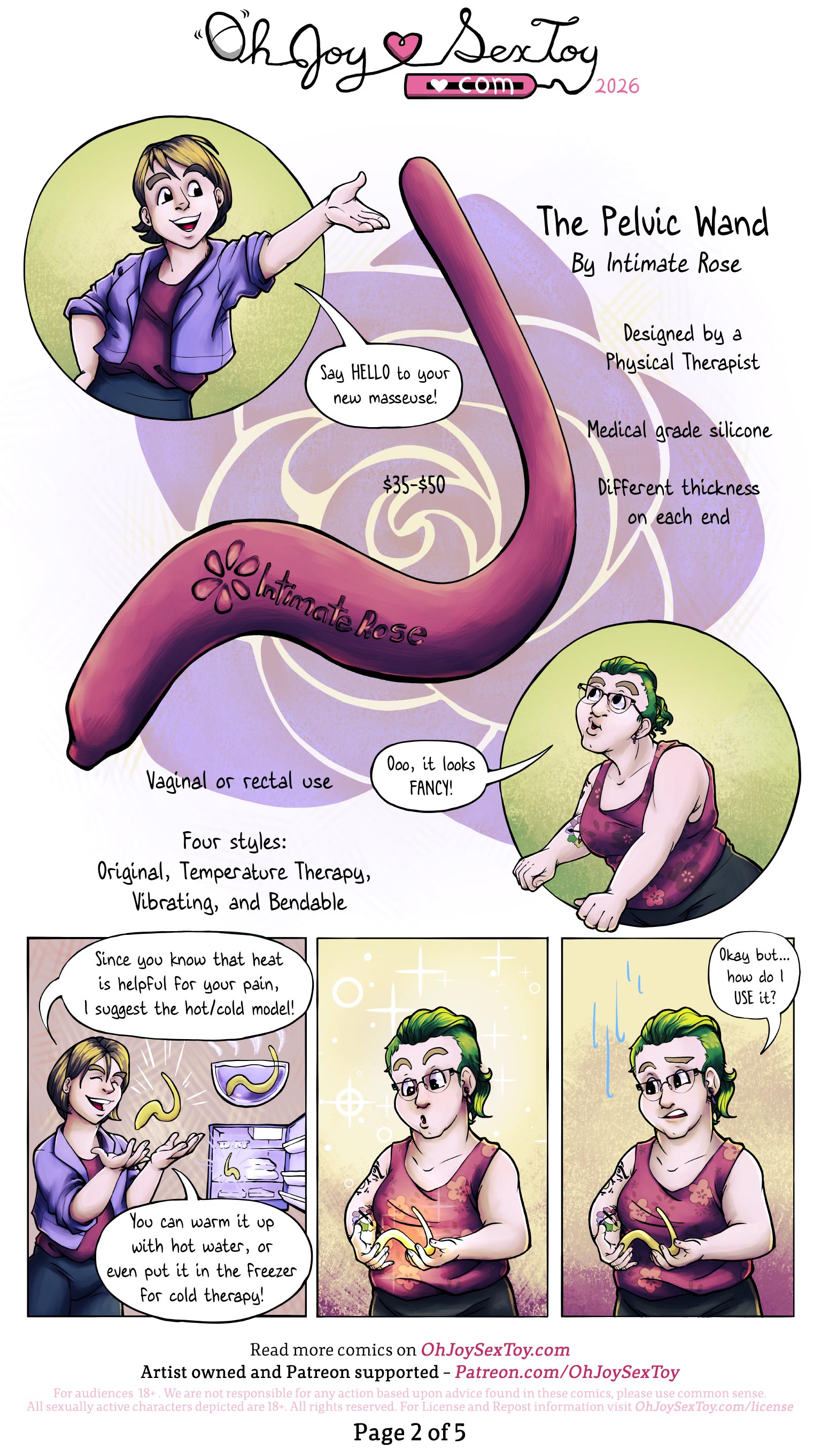 Learning To Relax With The Pelvic Wand by Alyssa Read