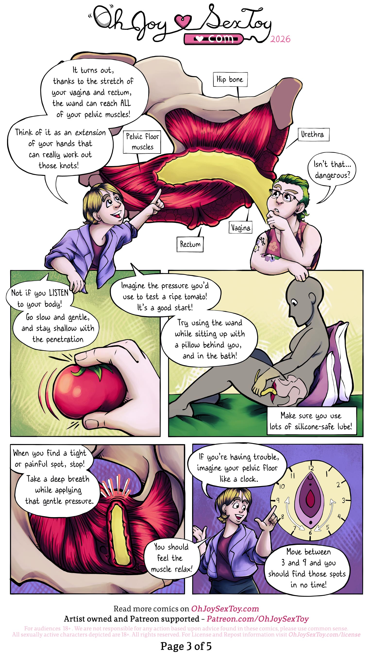 Learning To Relax With The Pelvic Wand by Alyssa Read