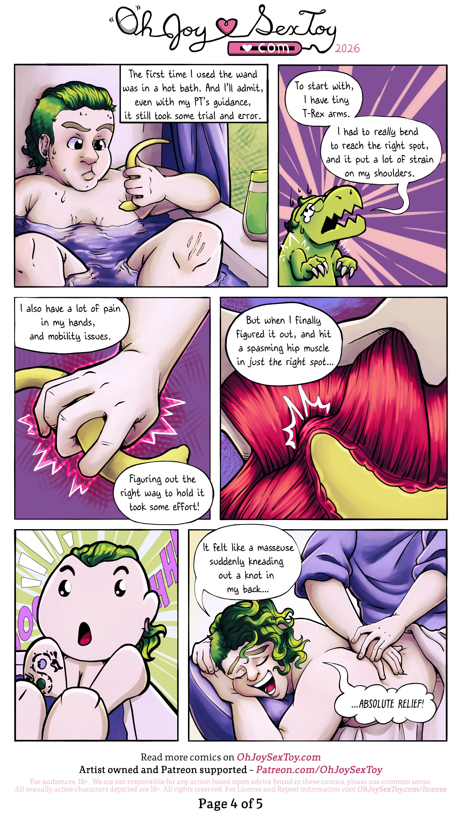 Learning To Relax With The Pelvic Wand by Alyssa Read