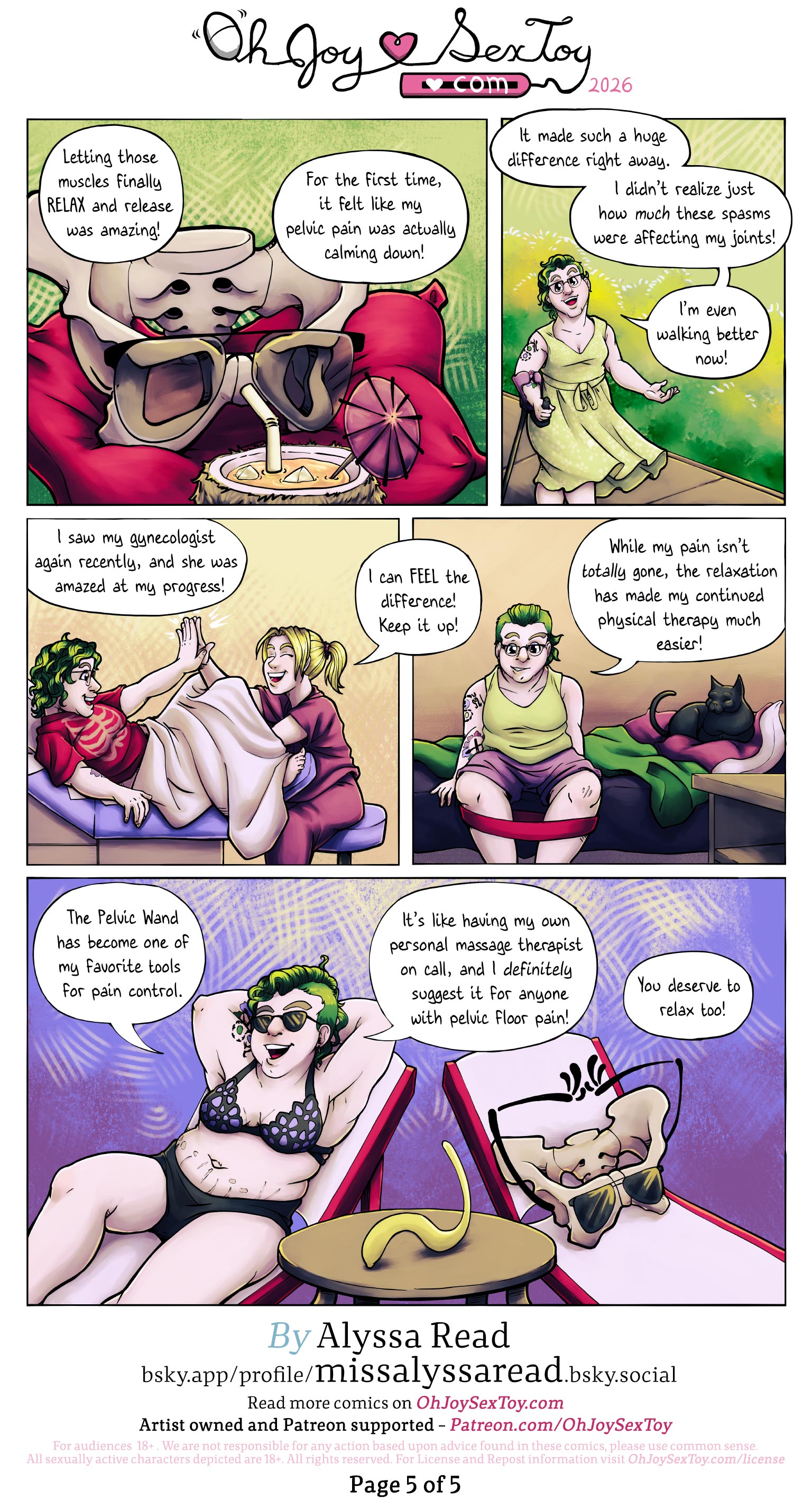 Learning To Relax With The Pelvic Wand by Alyssa Read